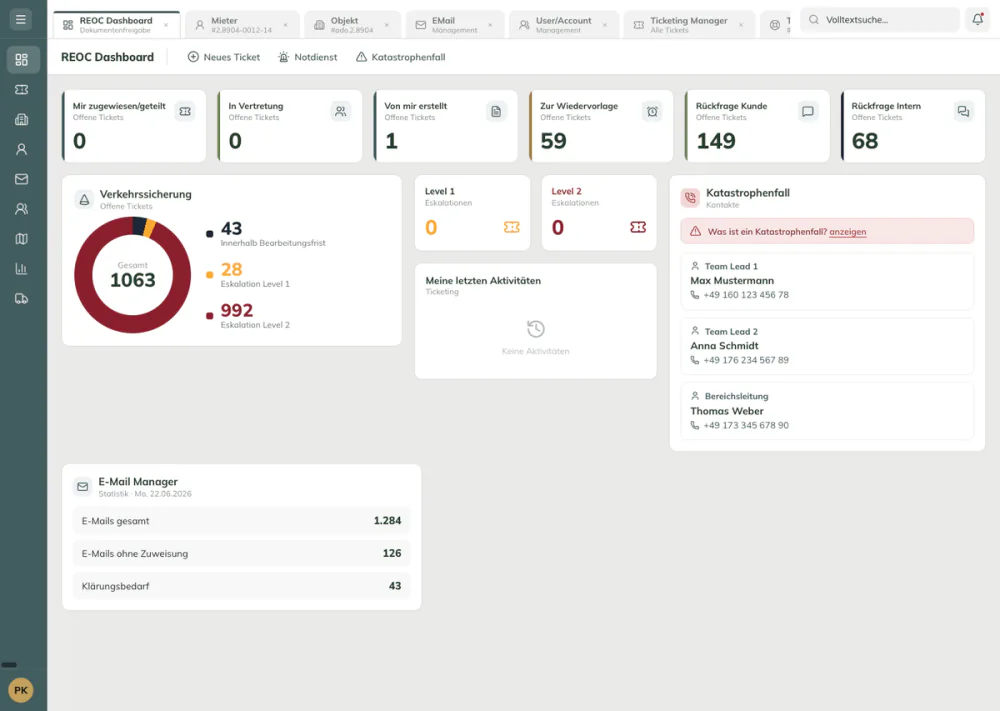 REOC42 – REOC Dashboard
